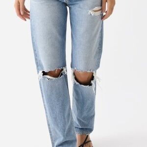 A GOLDEN Women's 90s Mid Rise Straight Jean